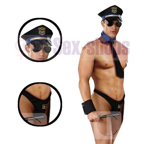 Disfraz masculino de policia sexy
