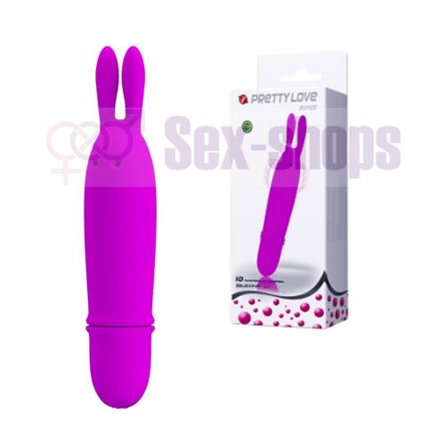 Estimulador vaginal con 10 formas de vibracion y forma de conejo