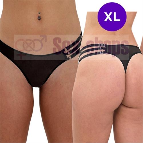 Less Abierta de Puntilla Elastizada en Talla XL
