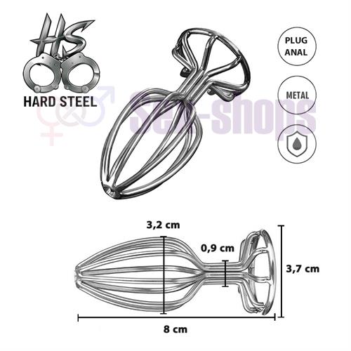 Plug anal de metal Medium