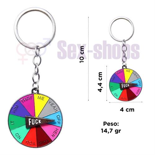 Llavero ruleta fuck