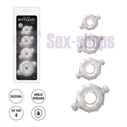 Renegade Vitality Rings: set de anillos flexibles para mayor control y duración