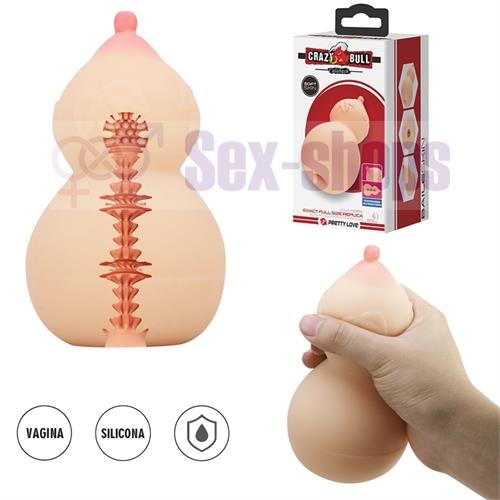 Masturbador soft skin teta y ano