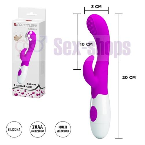 Estimulador de punto G con funcion de ondulacion y 7 vibraciones