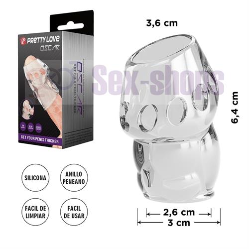 Funda para pene abierta de material TPR