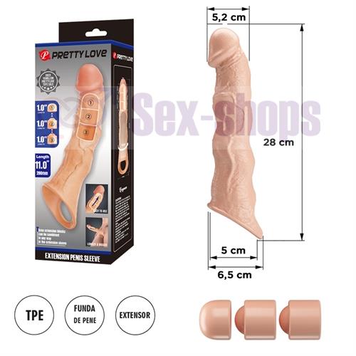 Funda extensora modular: diseño ajustable con múltiples combinaciones de longitud