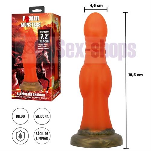 Monster Blazeheart Charger - dildo con sopapa